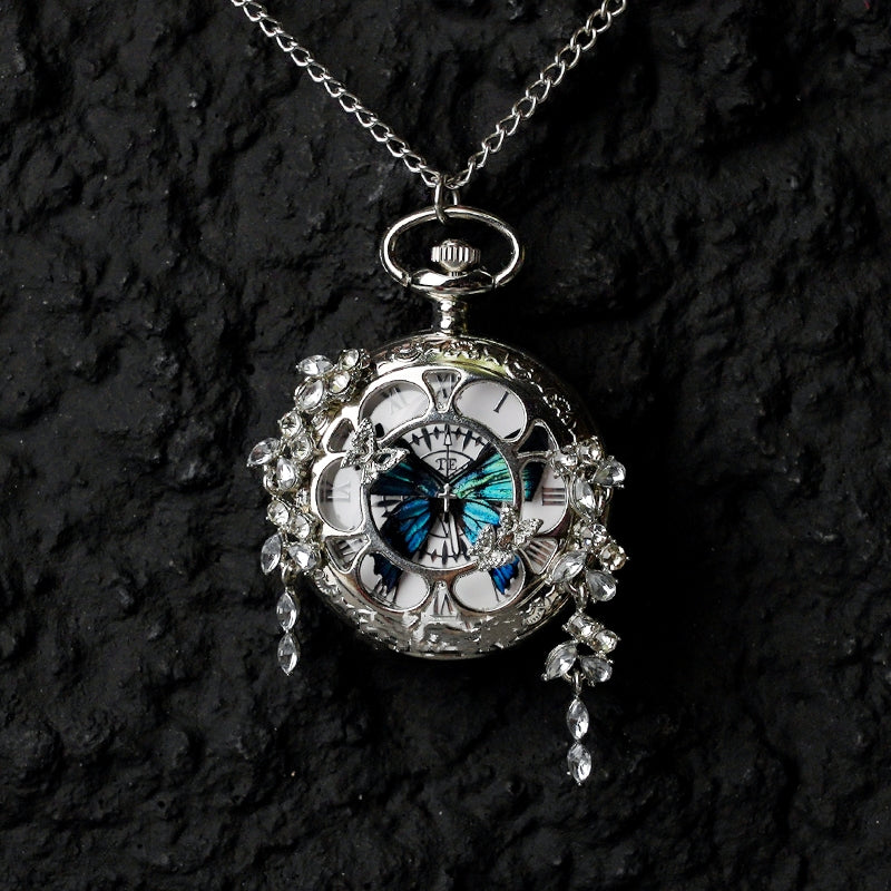 Butterfly Pocket Watch