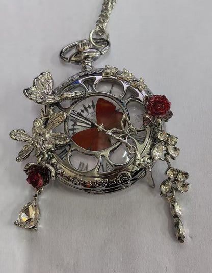 Butterfly Pocket Watch