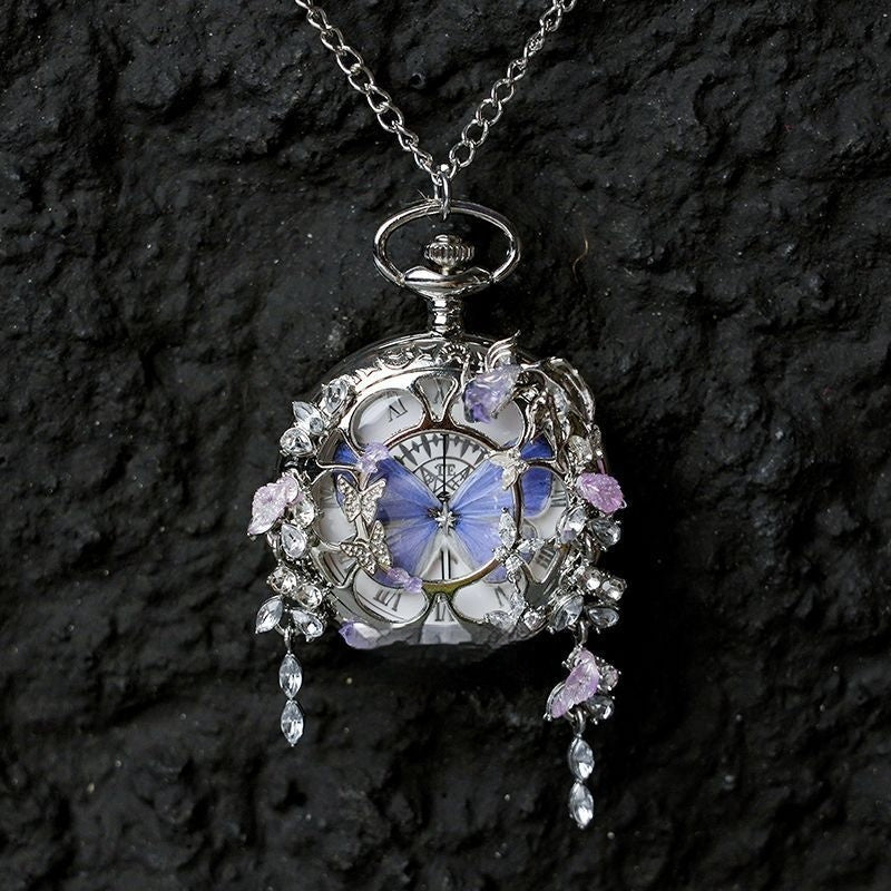 Butterfly Pocket Watch