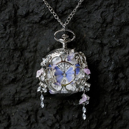 Butterfly Pocket Watch