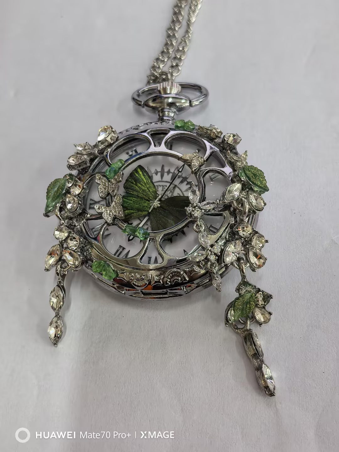 Butterfly Pocket Watch
