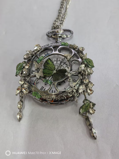 Butterfly Pocket Watch