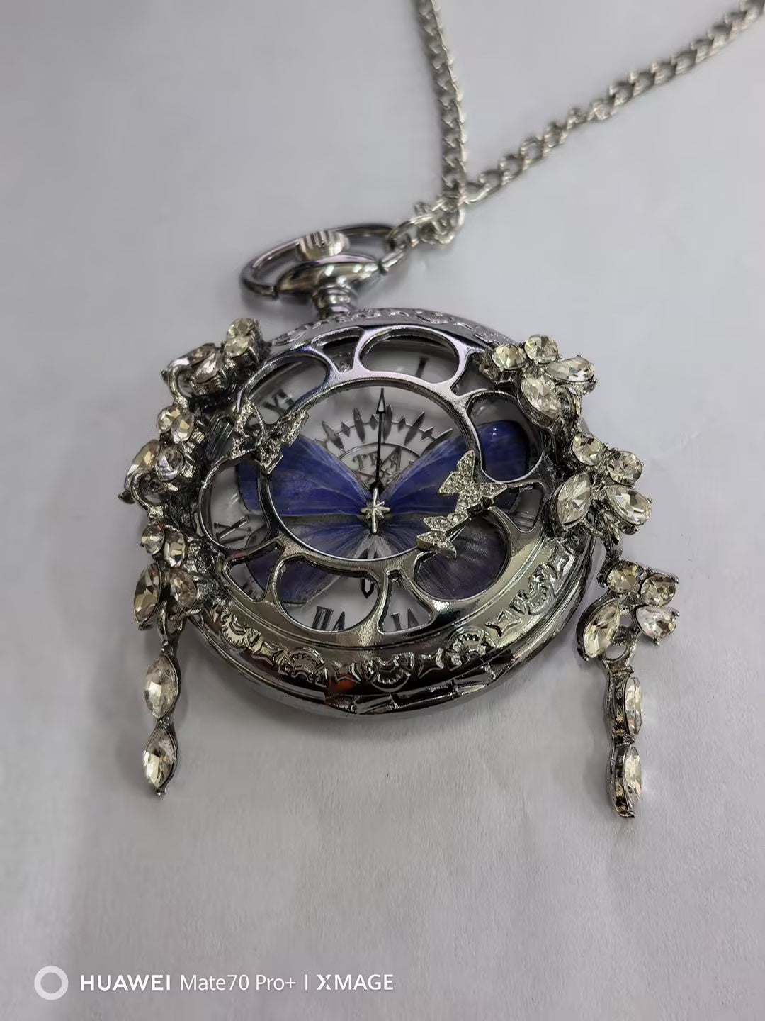 Butterfly Pocket Watch