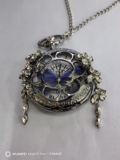 Butterfly Pocket Watch
