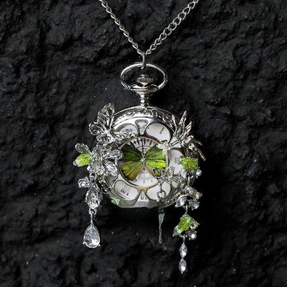 Butterfly Pocket Watch