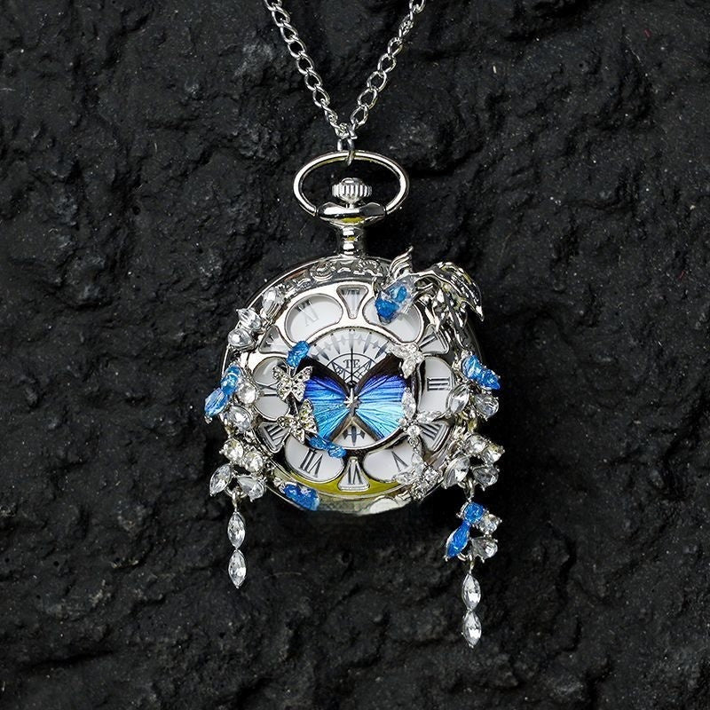 Butterfly Pocket Watch