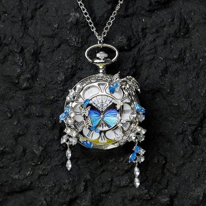 Butterfly Pocket Watch