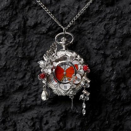 Butterfly Pocket Watch